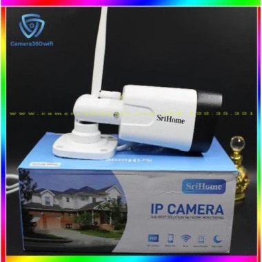 Camera IP Wifi Srihome SH035 Giám sát ngoài trời - Free ship, kèm thẻ 32GB