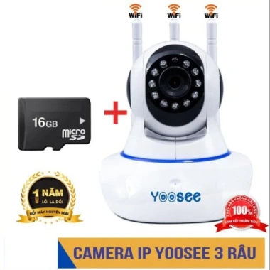 Camera IP YOOSEE 360 Free Ship - Quan Sát Rõ Ngày & Đêm, Kèm Thẻ Nhớ 32GB, Giá Ưu Đãi 930k