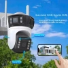 Camera KD153 Wifi 3 Mắt Quan Sát Xoay 360 Chế Độ Ban Đêm Âm Thanh 2 Chiều Đèn Flash Gọi Thoại Thực Tế Giá 820.000 2