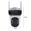 Camera KD153 Wifi 3 Mắt Quan Sát Xoay 360 Chế Độ Ban Đêm Âm Thanh 2 Chiều Đèn Flash Gọi Thoại Thực Tế Giá 820.000 4