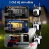 Camera KD153 Wifi 3 Mắt Quan Sát Xoay 360 Chế Độ Ban Đêm Âm Thanh 2 Chiều Đèn Flash Gọi Thoại Thực Tế Giá 820.000 6