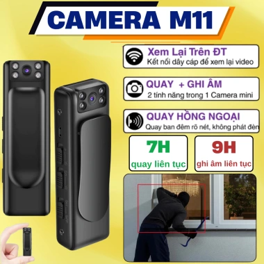 Camera không dây Full HD 1.080 - Quay mọi nơi, nhỏ gọn, ghi âm, giảm giá 21%