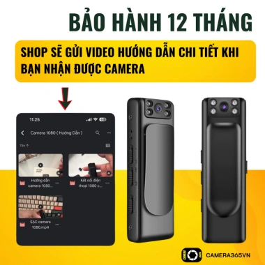 Camera không dây Full HD 1.080 - Quay mọi nơi, nhỏ gọn, ghi âm, giảm giá 21% 3