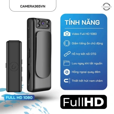 Camera M10 1.080p Ghi Âm - Máy Quay Hành Trình Mini Nhỏ Gọn, Giá 169k