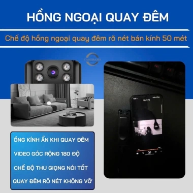 Camera M10 1.080p Ghi Âm - Máy Quay Hành Trình Mini Nhỏ Gọn, Giá 169k