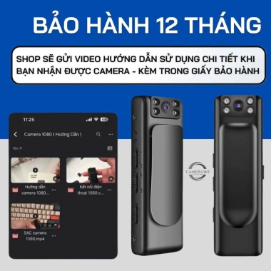 Camera M10 1.080p Ghi Âm - Máy Quay Hành Trình Mini Nhỏ Gọn, Giá 169k