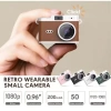 Camera Mini 1.080P Retro - Máy Ảnh Kỹ Thuật Số Di Động, Nhỏ Bỏ Túi, Vintage Du Lịch, Quà Tặng Trẻ Em và Học Sinh