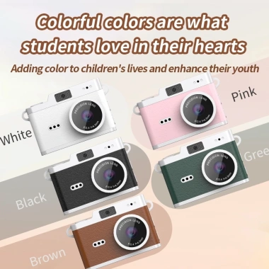 Camera Mini 1.080P Retro - Máy Ảnh Kỹ Thuật Số Di Động, Nhỏ Bỏ Túi, Vintage Du Lịch, Quà Tặng Trẻ Em và Học Sinh