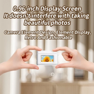 Camera Mini 1.080P Retro - Máy Ảnh Kỹ Thuật Số Di Động, Nhỏ Bỏ Túi, Vintage Du Lịch, Quà Tặng Trẻ Em và Học Sinh