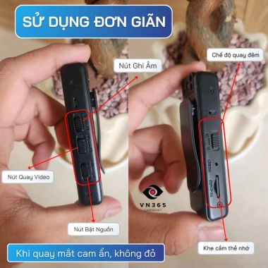 Camera mini Full HD 180° góc rộng giám sát trong nhà, video và ghi âm 2 trong 1, siêu nhỏ, giá chỉ 246.500₫ 8
