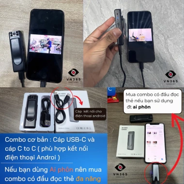 Camera mini Full HD 180° góc rộng giám sát trong nhà, video và ghi âm 2 trong 1, siêu nhỏ, giá chỉ 246.500₫ 9