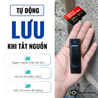 Camera Mini M10 không dây, xoay 90°, kẹp áo, hồng ngoại – 246.500đ 2