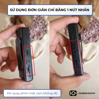 Camera Mini M10 không dây, xoay 90°, kẹp áo, hồng ngoại – 246.500đ 6