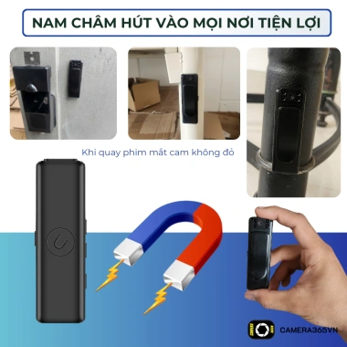 Camera Mini M10 không dây, xoay 90°, kẹp áo, hồng ngoại – 246.500đ 8