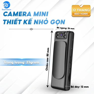 Camera Mini M11 Không Dây 1.080P Full HD 30FPS Kẹp Áo Siêu Nhỏ Giá Ưu Đãi 380.700 VND