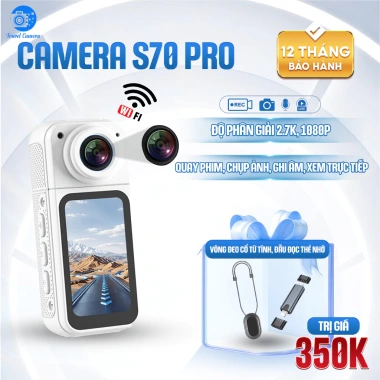 Camera Mini S70 Wi‑Fi Xem Trực Tiếp, Quay Phim Góc Rộng Nhỏ Bằng Ngón Tay - 899k