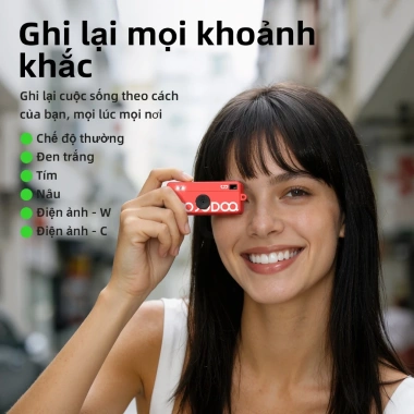 Camera Móc Khóa Ngón Tay Goojodoq Mini 720P CCD Retro - Quà Tặng Học Sinh Độc Đáo Giá 329.000₫