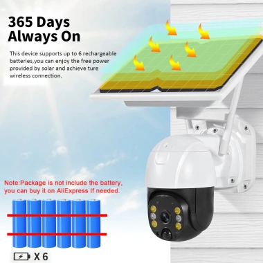 Camera năng lượng mặt trời 4G SIM WiFi PTZ – Giám sát an ninh ngoài trời 2 Camera năng lượng mặt trời 4G SIM WiFi PTZ – Giám sát an ninh ngoài trời 2