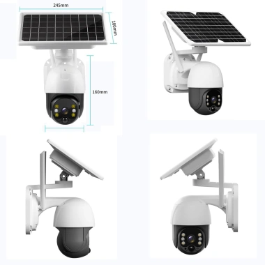 Camera năng lượng mặt trời 4G SIM WiFi PTZ – Giám sát an ninh ngoài trời