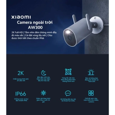 Camera Ngoại Trời Xiaomi AW300 Chính Hãng - Bảo Hành 2 Năm, Giá Ưu Đãi 990.000đ 2