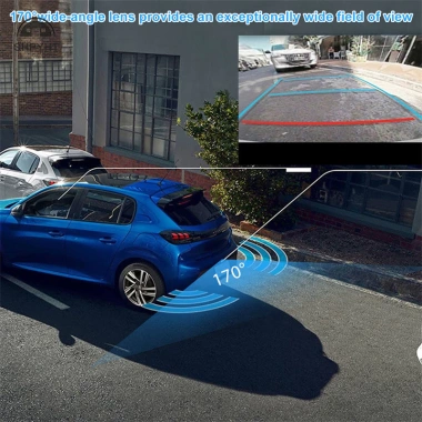 Camera ô tô AHD 1.920x1.080P 170° Fisheye Lens Full HD Ban đêm – Xe lùi & Trước