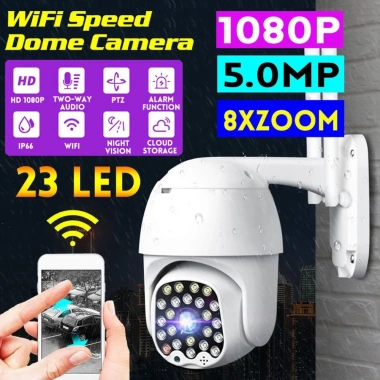 Camera PTZ Ngoại Trời YooSee 23LED 1.080P FreeShip, Báo Động Âm Thanh, 1.23 Triệu