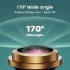 Camera quan sát phía sau ô tô AHD 1.080P Full HD 170° Fisheye, ban đêm, góc rộng 2