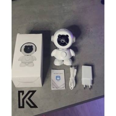 Camera Robot Wifi Phi Hành Gia 5G giám sát 360°, video trực tiếp, siêu nét, âm thanh 2 chiều, giá 640.200 VND 2
