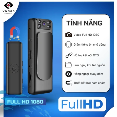 Camera siêu nhỏ M10 10h quay Full HD, không dây, hồng ngoại, góc rộng - 246.500₫ 2 Camera siêu nhỏ M10 10h quay Full HD, không dây, hồng ngoại, góc rộng - 246.500₫ 2