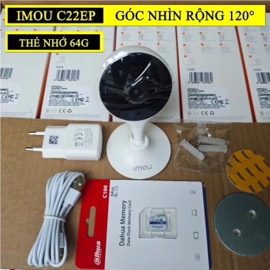 Camera trong nhà IMOU C32EP góc rộng 120 độ, quan sát toàn cảnh, chỉ 650.000₫