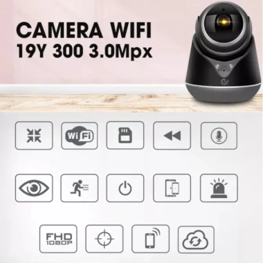 Camera Wifi Carecam 19Y300 3MP Full HD 1.080p mới 2.020, bảo hành 12 tháng, miễn phí ship 2