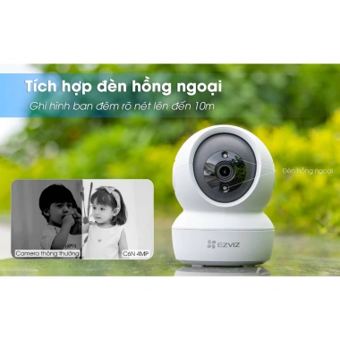 Camera wifi Ezviz C6N H6c PRO 2MP‑8MP 2K‑4K, đàm thoại 2 chiều, xoay 360 độ, chính hãng, 434.000 VND 7 Camera wifi Ezviz C6N H6c PRO 2MP‑8MP 2K‑4K, đàm thoại 2 chiều, xoay 360 độ, chính hãng, 434.000 VND 7
