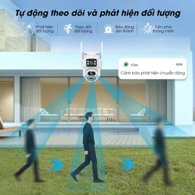 Camera Wifi KD127 Quan Sát Xoay 360 Ban Đêm, Âm Thanh 2 Chiều, Đèn Flash, Gọi Thoại Thực Tại - 820.000₫ 8