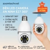 Camera Wifi ngoài trời 1.080P 8 LED Đuôi bóng đèn xoay 360 3.0Mps - 241.700 VND