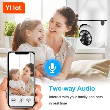 Camera Wifi ngoài trời 1.080P 8 LED Đuôi bóng đèn xoay 360 3.0Mps - 241.700 VND 6