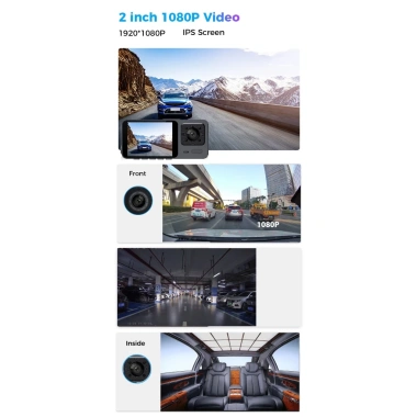 Camera WiFi xe hơi 1.080P 3 mắt S10, nhìn hồng ngoại, bảo hành 12 tháng - 449k