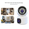 Camera Wifi YOOSEE 2 mắt không dây xoay 360 xem 2 màn hình kèm chân đế lỗi 1 đổi 1 4