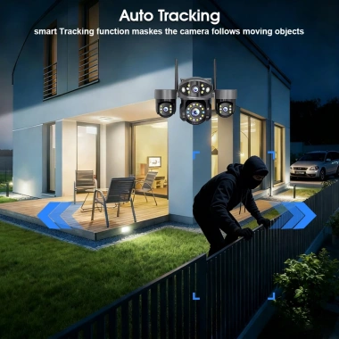 Camera WIFI YOOSEE 4 mắt 4 khung hình 56MP, xoay 360°, chống nước - Giá ưu đãi 756.820₫ 5