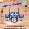 Camera WIFI YOOSEE 4 mắt 56MP, 4 khung hình, xoay 360, chống nước - chất lượng cao
