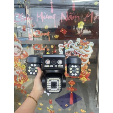 Camera WiFi Yoosee 46MP 4 mắt 3 khung hình, 52 LED siêu sáng, đèn cảnh báo an ninh - Giá 737.070đ