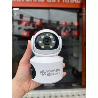 Camera WIFI YOOSEE trong nhà 2 mắt 2 khung hình 30MP Giá 322.320đ lỗi 1 đổi 1