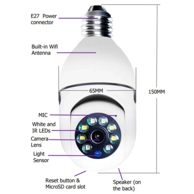 Camera Yoosee 20MP Đèn LED 360° Xoay, Xem Đêm Màu, Lỗi 1 Đổi 1 - 184.070₫