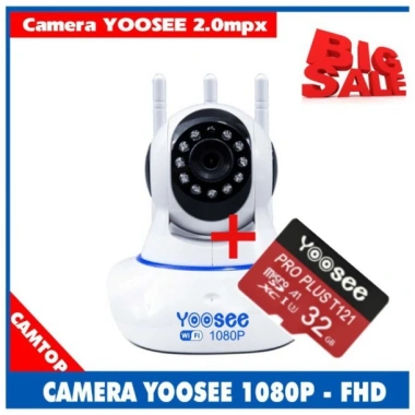 Camera Yoosee 3 2.0M 1.080P – Hình ảnh cực nét, miễn phí ship, bảo hành 1 năm, giá ưu đãi 1.079.000₫