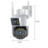 Camera Yoosee 4G năng lượng mặt trời 2 mắt quay đêm, pin 72h, đàm thoại 2 chiều, bảo hành 24 tháng - giá 1.869.930₫ 6