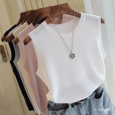 Camisole áo lụa nữ mùa hè sát nách, áo vest dáng ôm cổ tròn không tay, đa năng giảm cân, kích thước lớn, đáy mỏng 68k 2 Camisole áo lụa nữ mùa hè sát nách, áo vest dáng ôm cổ tròn không tay, đa năng giảm cân, kích thước lớn, đáy mỏng 68k 2