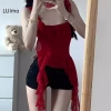 Camisole LUImo lưới hoa hồng cam – áo không tay nhẹ cho đi biển, giảm giá 158.436₫ 3