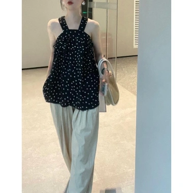 Camisole RZZX Không Tay 2.025 Hai Tay Cổ Ngoài Nữ Chấm Bi Sang Trọng - Giá 292.896₫ 5 Camisole RZZX Không Tay 2.025 Hai Tay Cổ Ngoài Nữ Chấm Bi Sang Trọng - Giá 292.896₫ 5
