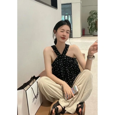 Camisole RZZX Không Tay 2.025 Hai Tay Cổ Ngoài Nữ Chấm Bi Sang Trọng - Giá 292.896₫ 9 Camisole RZZX Không Tay 2.025 Hai Tay Cổ Ngoài Nữ Chấm Bi Sang Trọng - Giá 292.896₫ 9