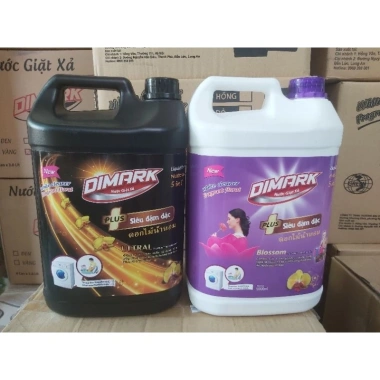 Can 5 Lít Nước Giặt Di-Mark Siêu Đậm Đặc, Xả Quần Áo, Lưu Hương, 220k