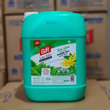Can 9,5kg Nước Lau Sàn Gift Hương Hoa Lily Đậm Đặc - Công Thức Khử Bám Bẩn, Thơm Lâu, Giá 161.000 VNĐ 4